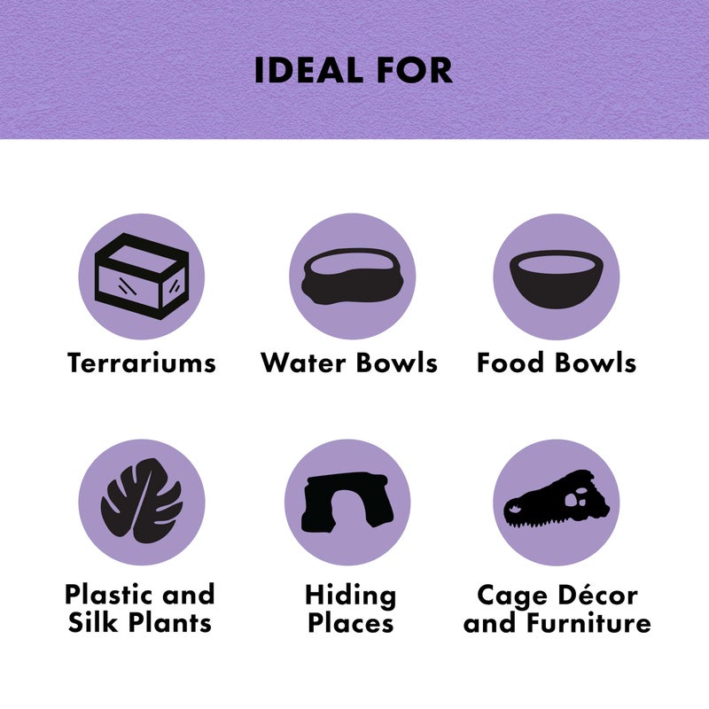 Zilla Terrarium Cleaner, For Glass, Acrylic, Hard Surfaces and More, Anti-Static Dust Control - Image 4